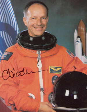 Claude Nicollier Autographs. Switerland.