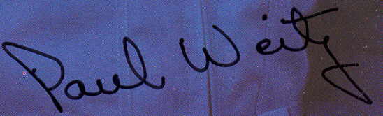 Paul Weitz Autopen