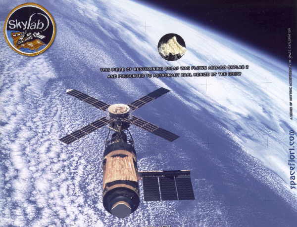 Skylab 2 (SL-3) Flown Relic Card