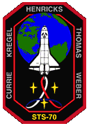 STS-70 patch